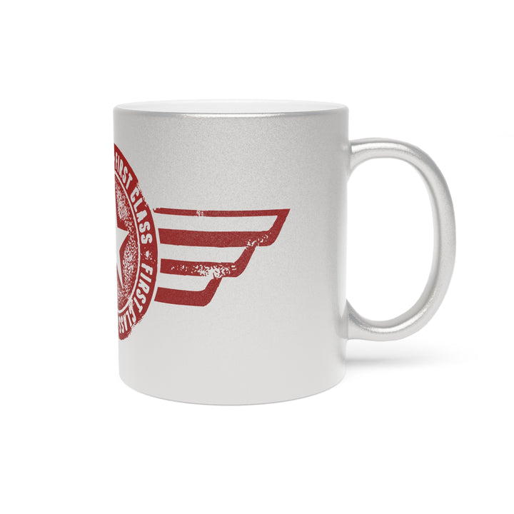 First Class Metallic Mug (Silver\Gold)