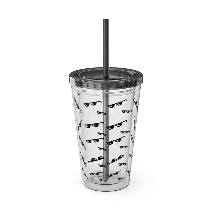 Shade Glasses Sunsplash Tumbler with Straw, 16oz