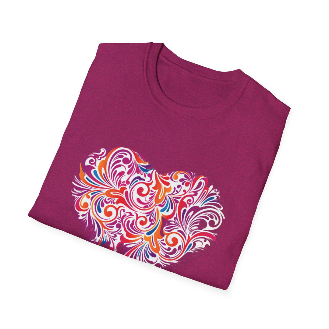 Heart Design Unisex Softstyle T-Shirt