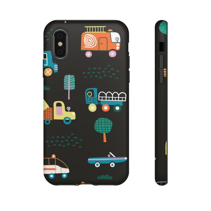 Cars and Trucks Tough Phone Case