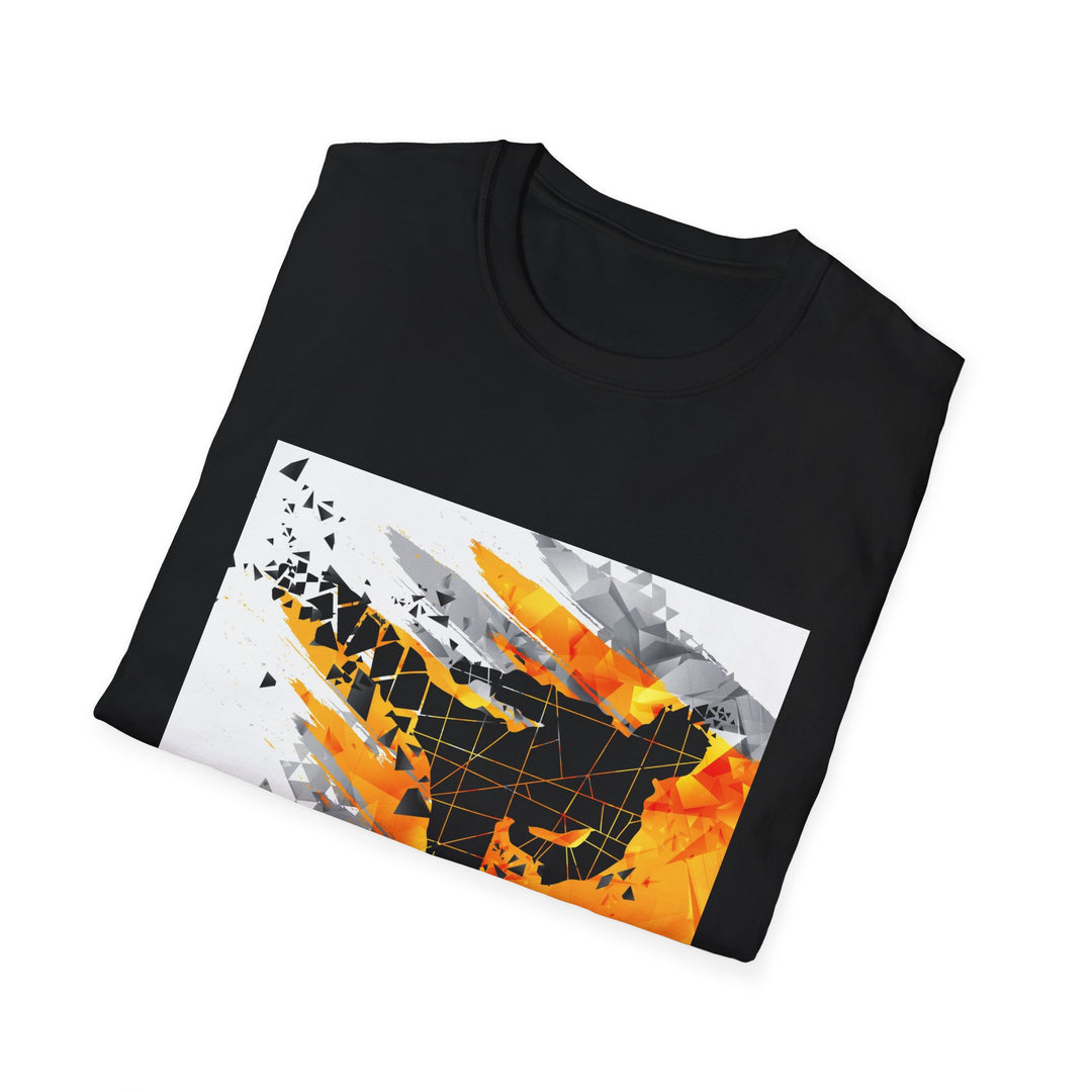 Karate Leg Kick Shatter Unisex Softstyle T-Shirt