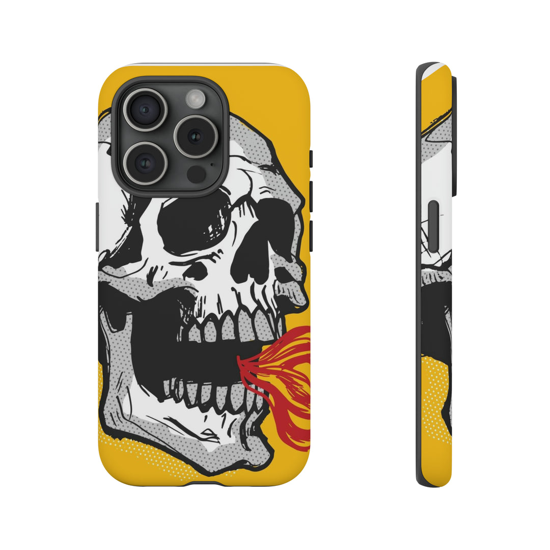 Skull Fire Tough Phone Case