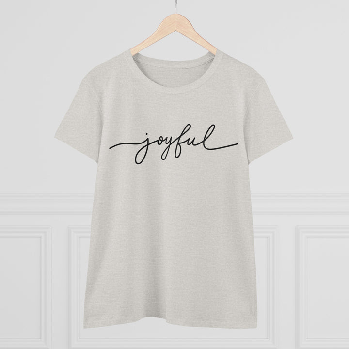 Joyful Women's Midweight Cotton Tee