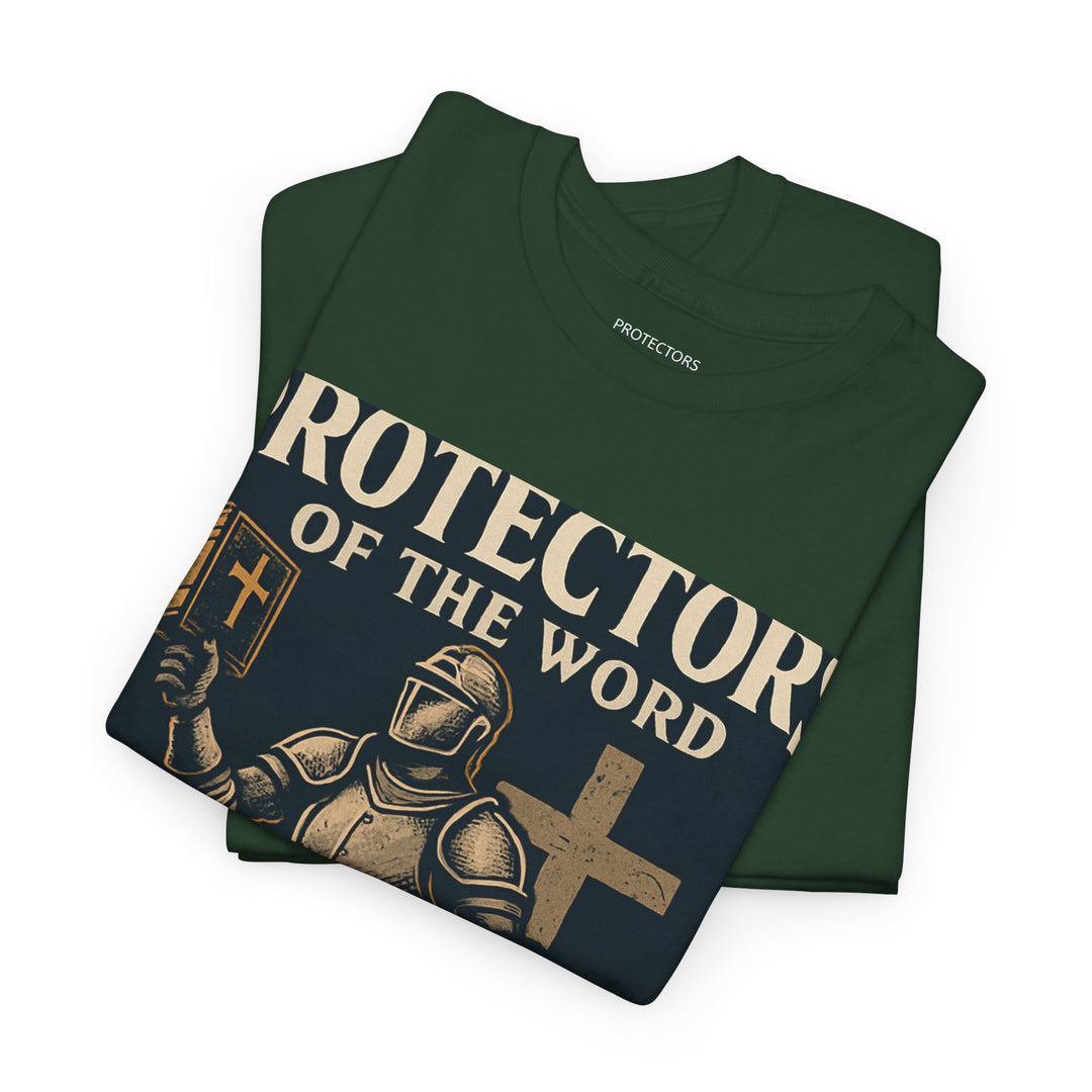 Protectors of the Word Premium Christian T-Shirt — 'Victory' Knight Design with John 14:6 Scripture