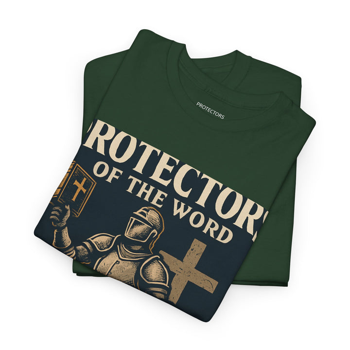 Protectors of the Word Premium Christian T-Shirt — 'Victory' Knight Design with John 14:6 Scripture