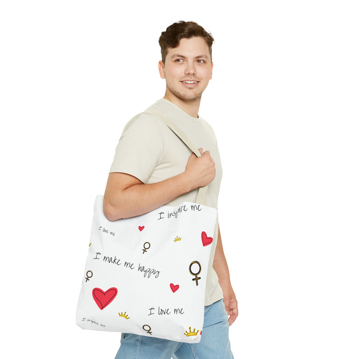 I Love Me Tote Bag (AOP)