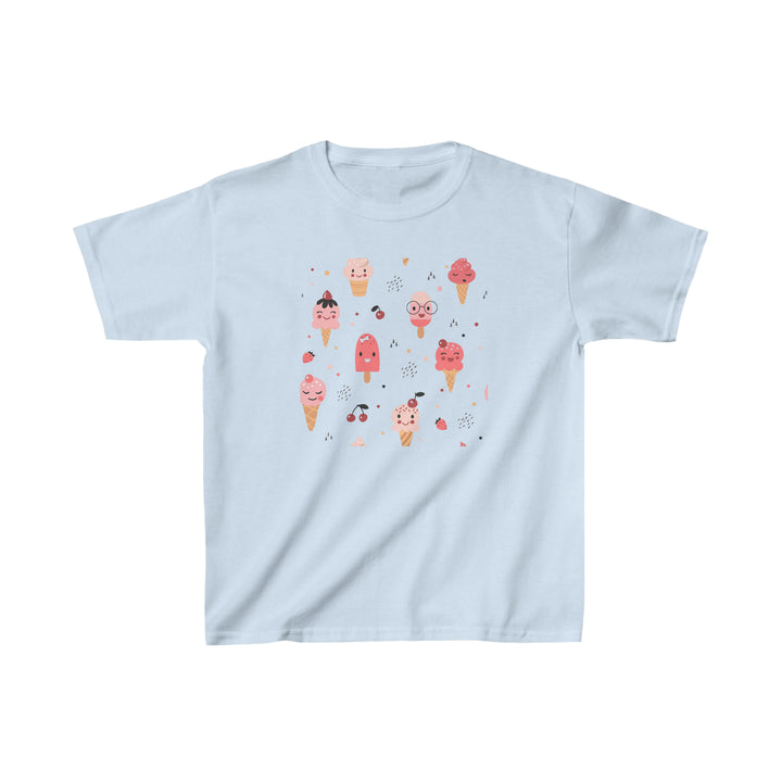 Ice Cream Pattern Kids Heavy Cotton™ Tee