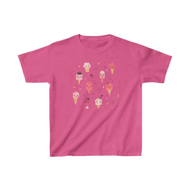 Ice Cream Pattern Kids Heavy Cotton™ Tee