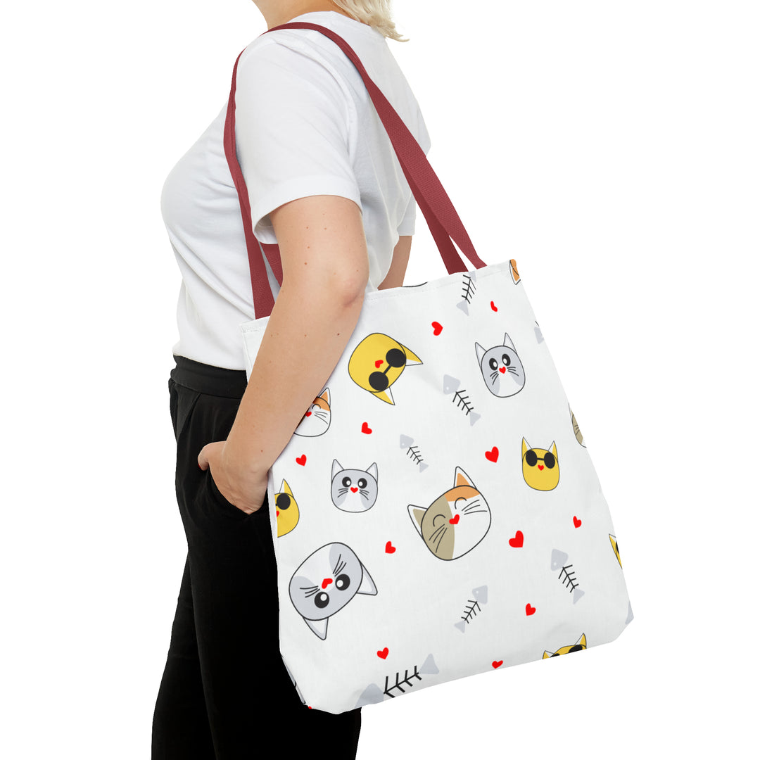 Cat Face Tote Bag (AOP)