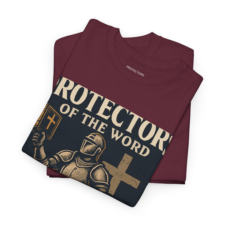 Protectors of the Word Premium Christian T-Shirt — 'Victory' Knight Design with John 14:6 Scripture