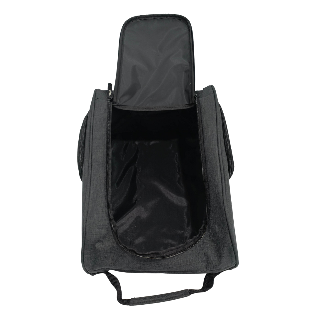 Talon Premium Grey Golf Shoe Bag Back View.