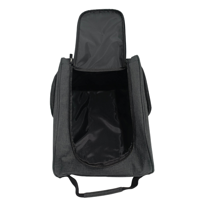 Talon Premium Grey Golf Shoe Bag Back View.