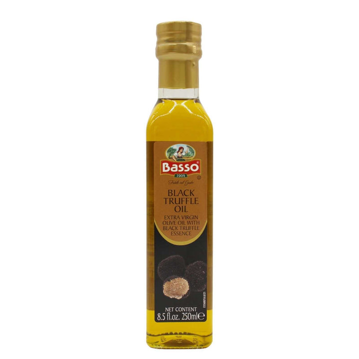 Basso Black Truffle Extra Virgin Olive Oil, 8.5 oz. / (250ml)