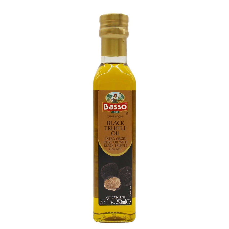 Basso Black Truffle Extra Virgin Olive Oil, 8.5 oz. / (250ml)