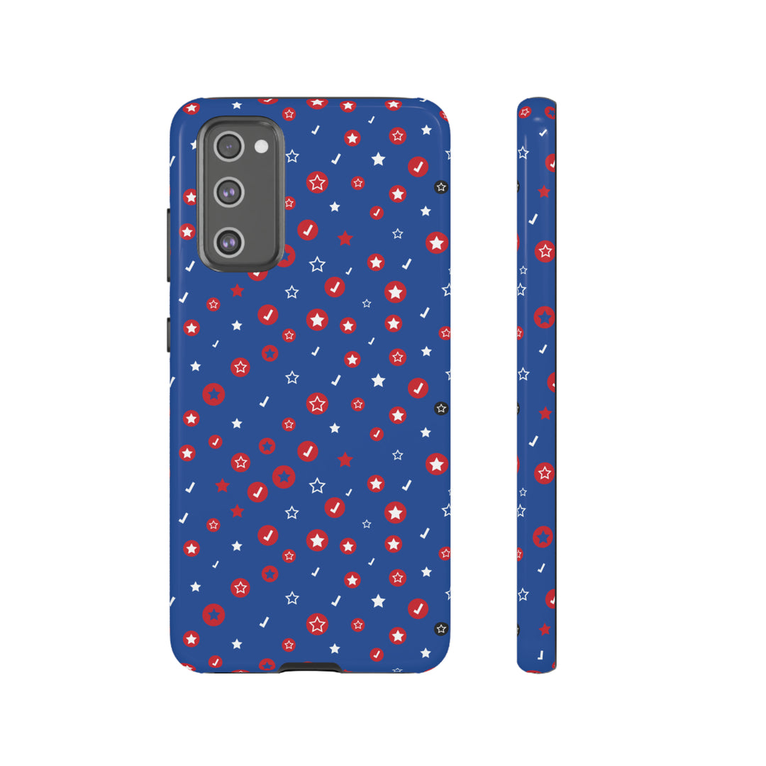 Checks and Stars Tough Phone Case