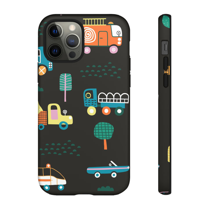 Cars and Trucks Tough Phone Case