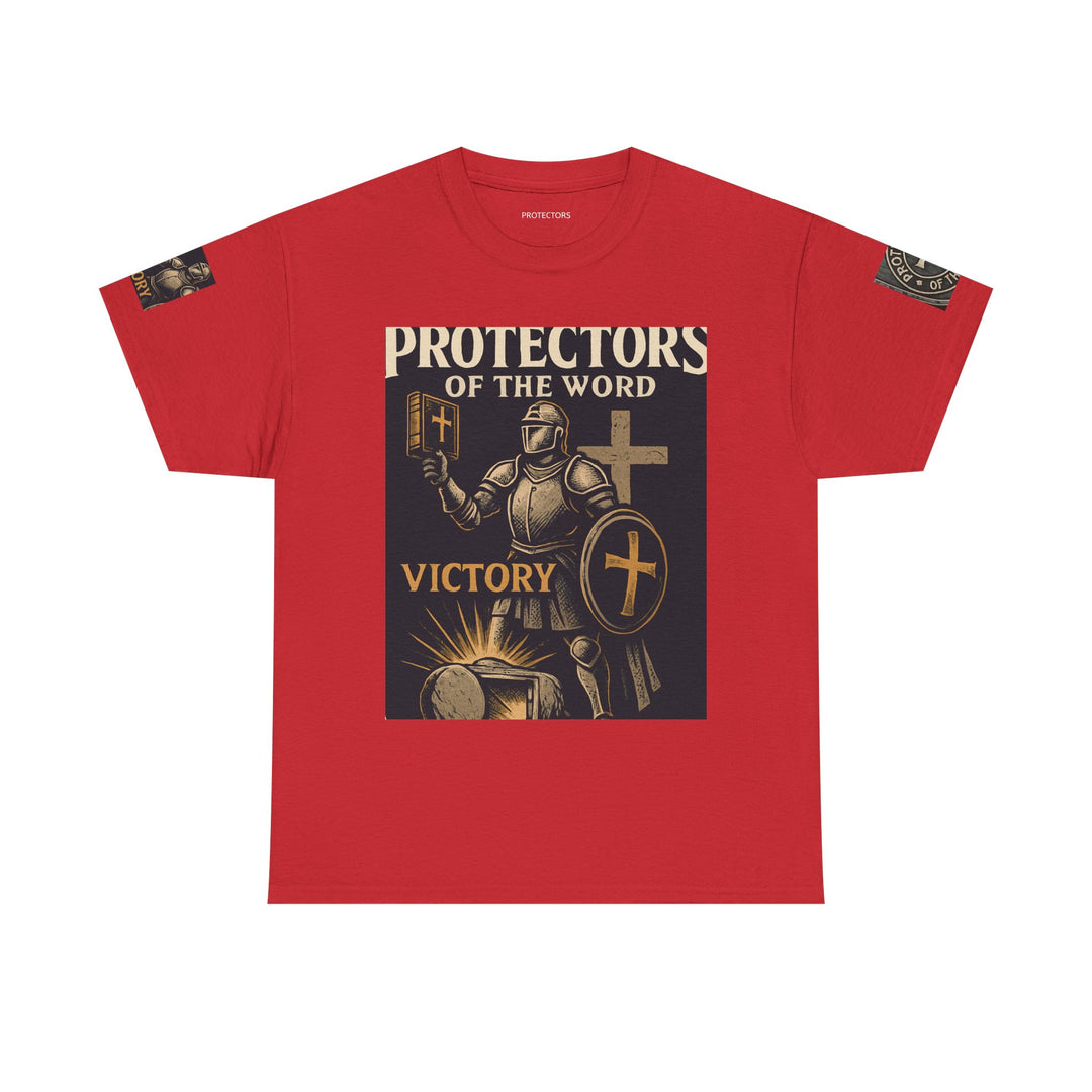 Protectors of the Word Premium Christian T-Shirt — 'Victory' Knight Design with John 14:6 Scripture