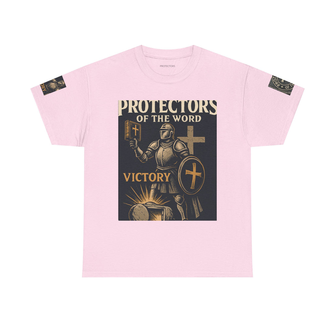 Protectors of the Word Premium Christian T-Shirt — 'Victory' Knight Design with John 14:6 Scripture