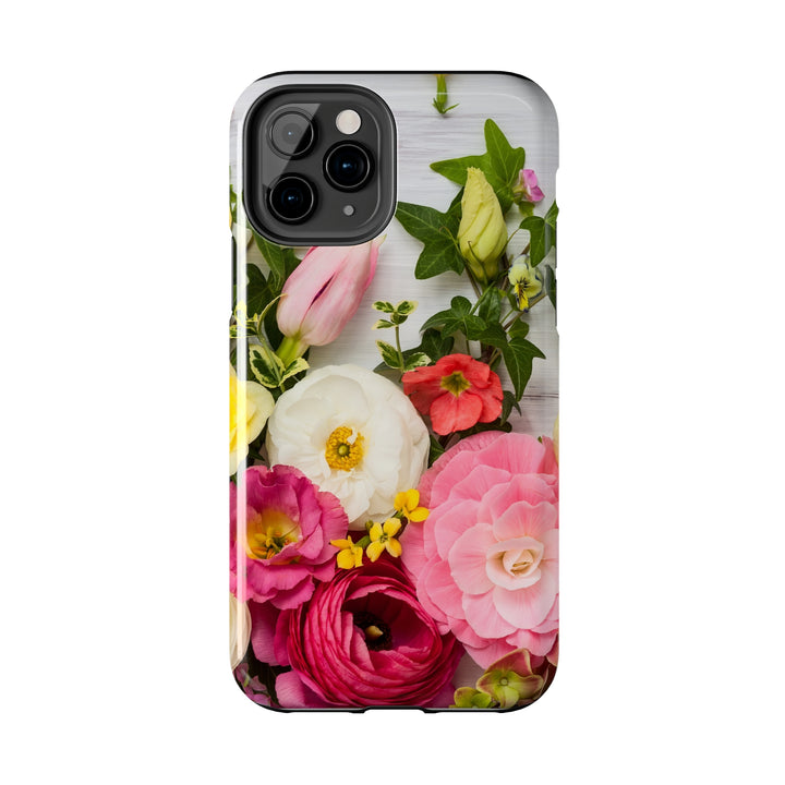 iPhone Flowers Tough Phone Case