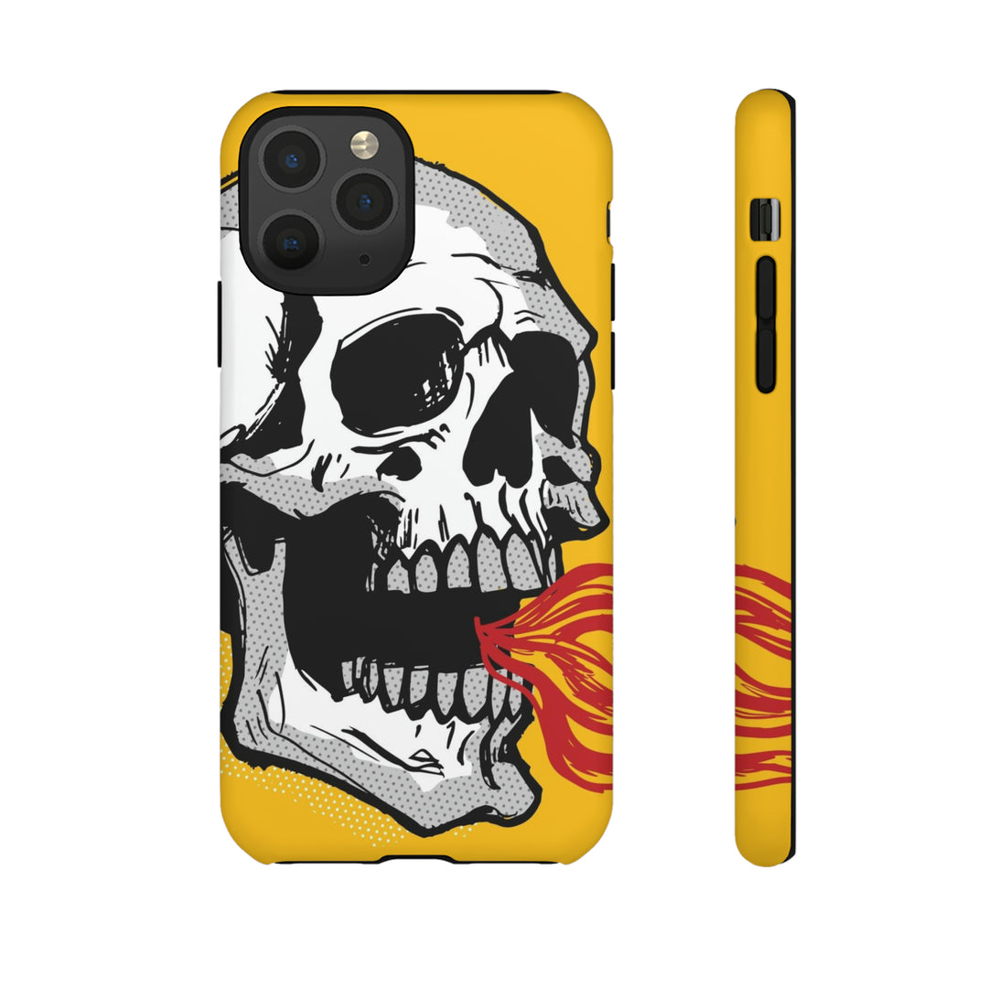 Skull Fire Tough Phone Case