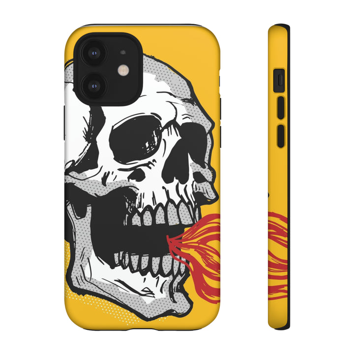 Skull Fire Tough Phone Case