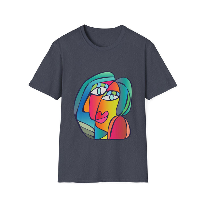 Cubism Girl Unisex Softstyle T-Shirt