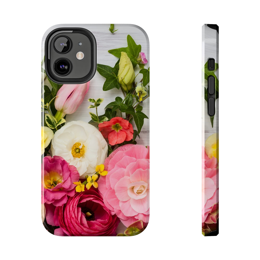 iPhone Flowers Tough Phone Case