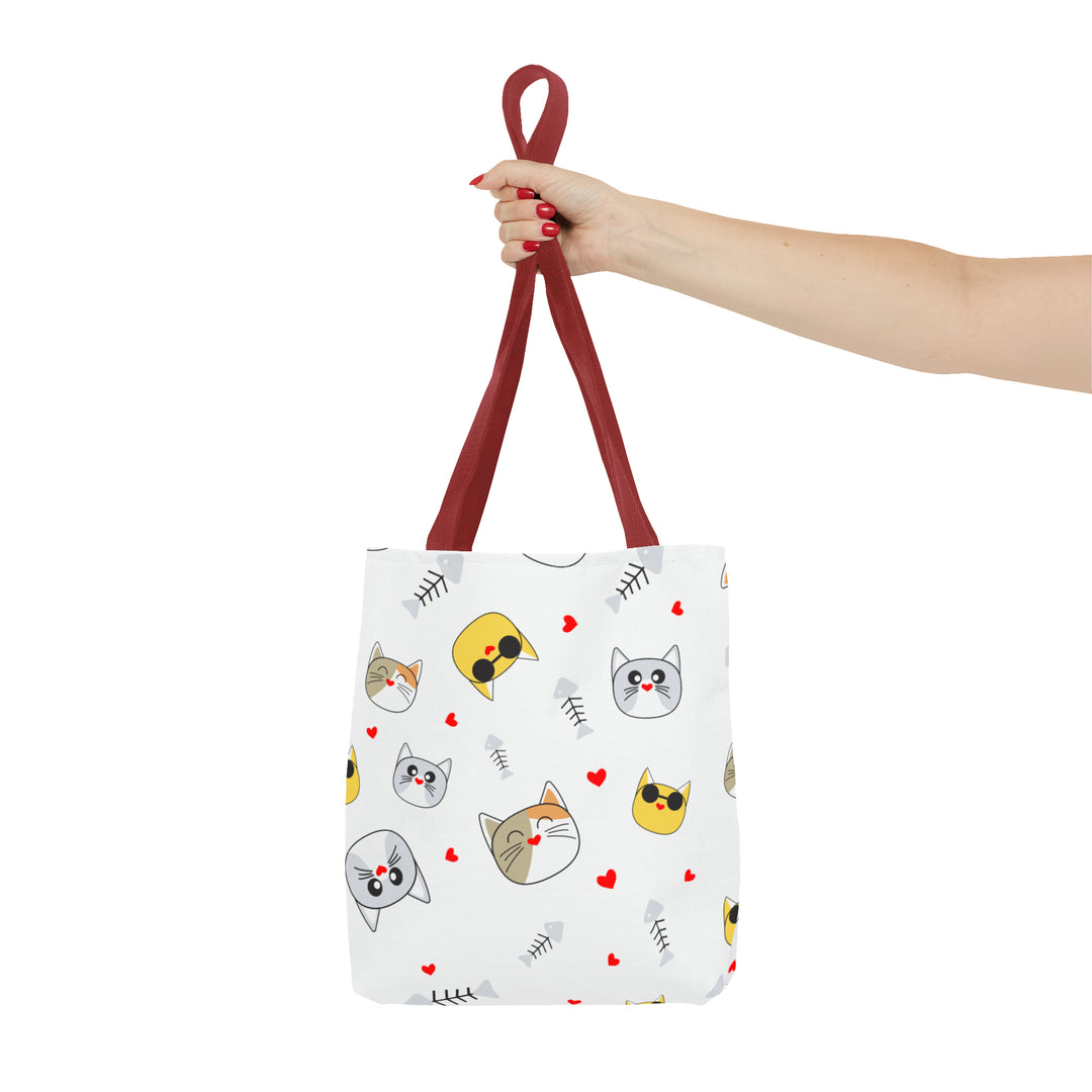 Cat Face Tote Bag (AOP)