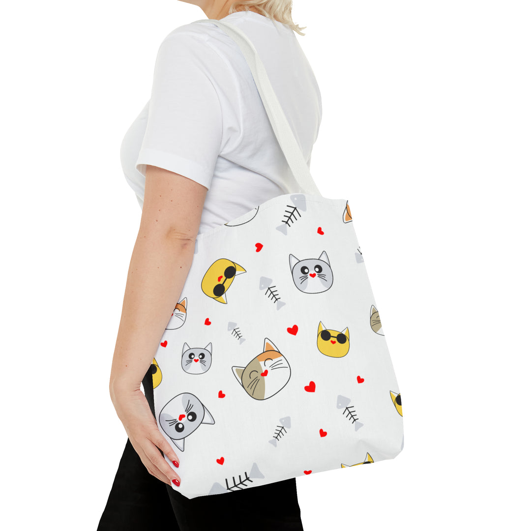 Cat Face Tote Bag (AOP)