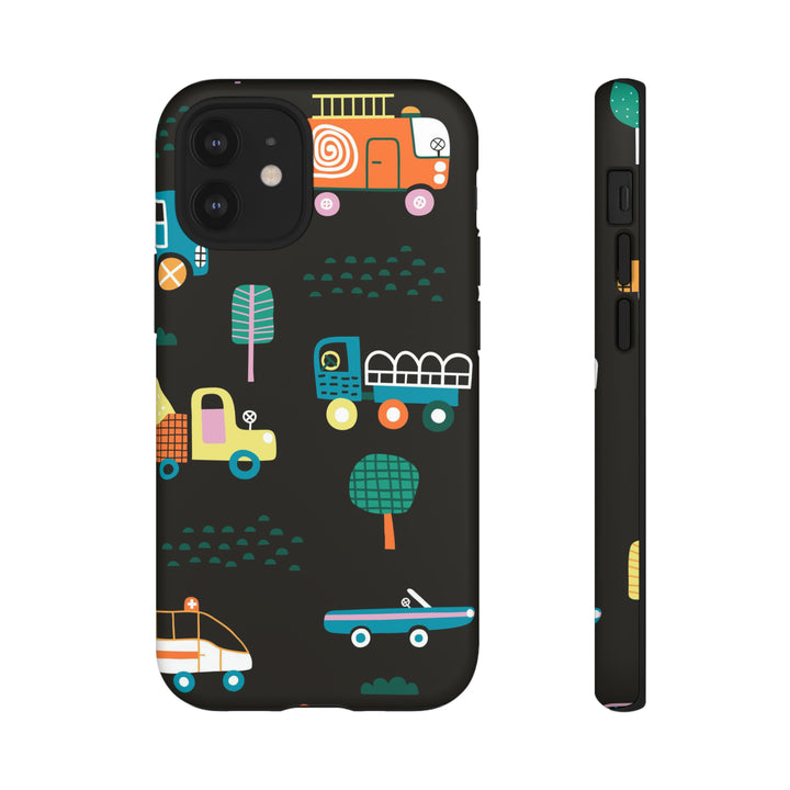 Cars and Trucks Tough Phone Case