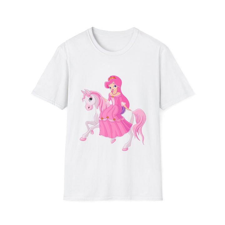 Princess on Horse Unisex Softstyle T-Shirt