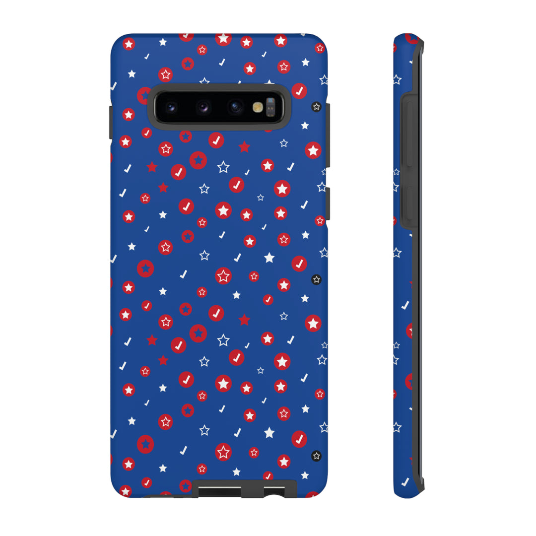 Checks and Stars Tough Phone Case