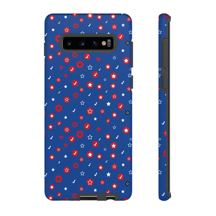 Checks and Stars Tough Phone Case