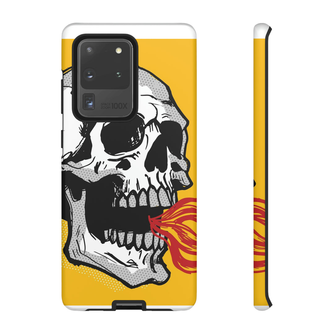 Skull Fire Tough Phone Case