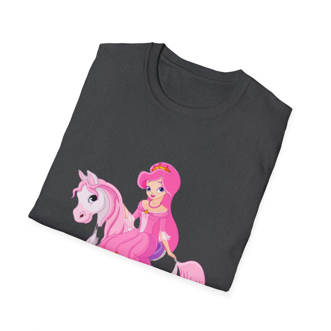 Princess on Horse Unisex Softstyle T-Shirt