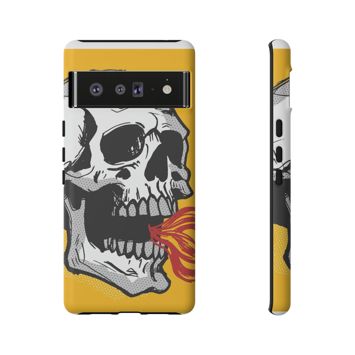 Skull Fire Tough Phone Case