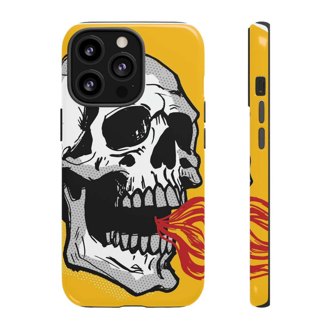 Skull Fire Tough Phone Case