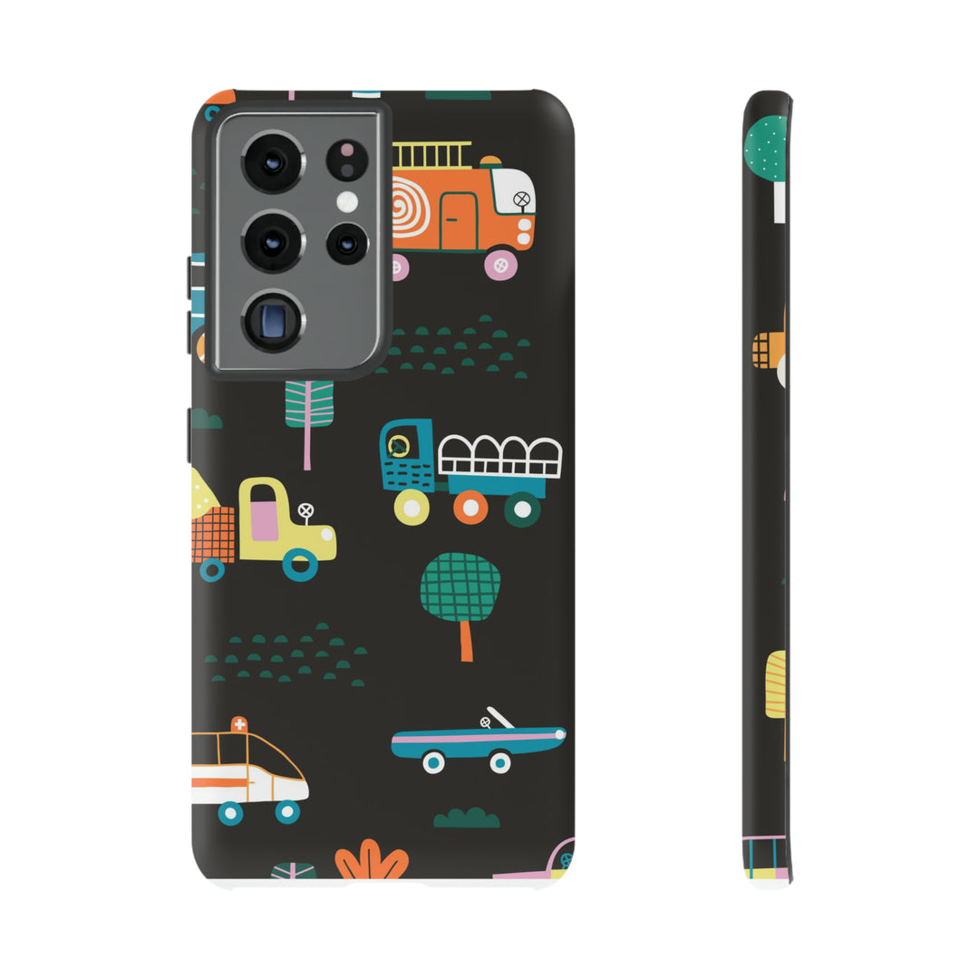 Cars and Trucks Tough Phone Case