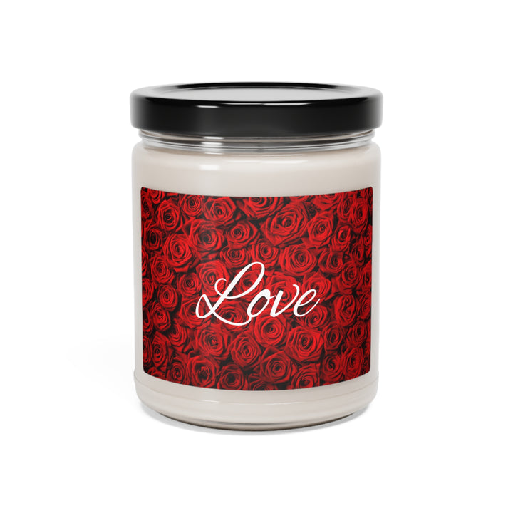 Love Red Roses Scented Soy Candle, 9oz