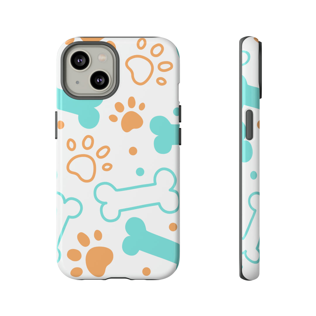 Paws and Bones Tough Phone Case