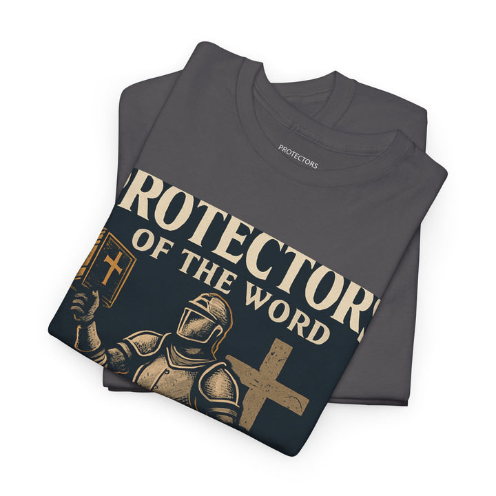 Protectors of the Word Premium Christian T-Shirt — 'Victory' Knight Design with John 14:6 Scripture