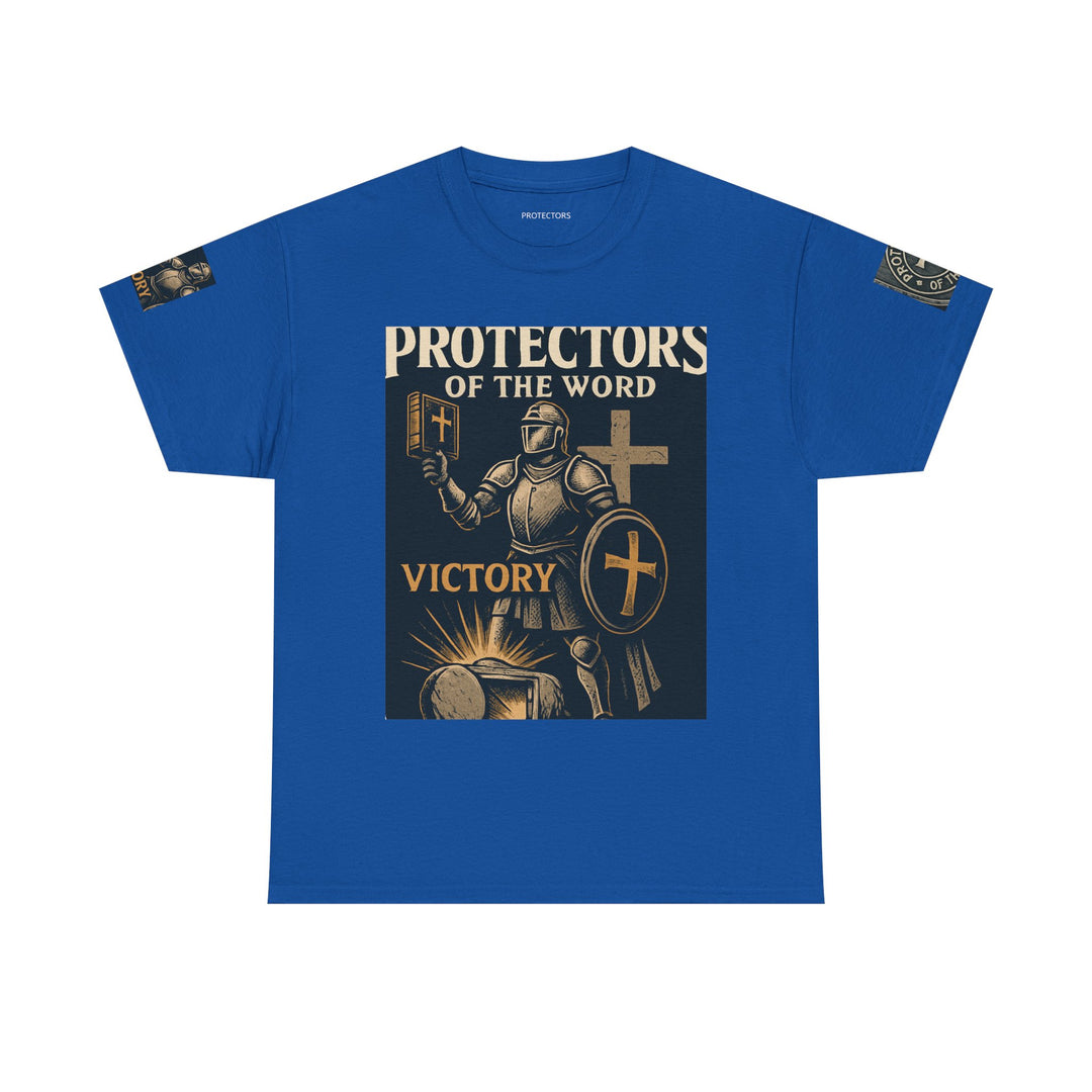 Protectors of the Word Premium Christian T-Shirt — 'Victory' Knight Design with John 14:6 Scripture