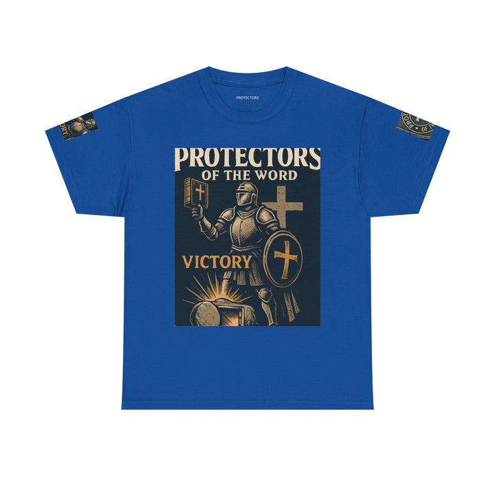Protectors of the Word Premium Christian T-Shirt — 'Victory' Knight Design with John 14:6 Scripture