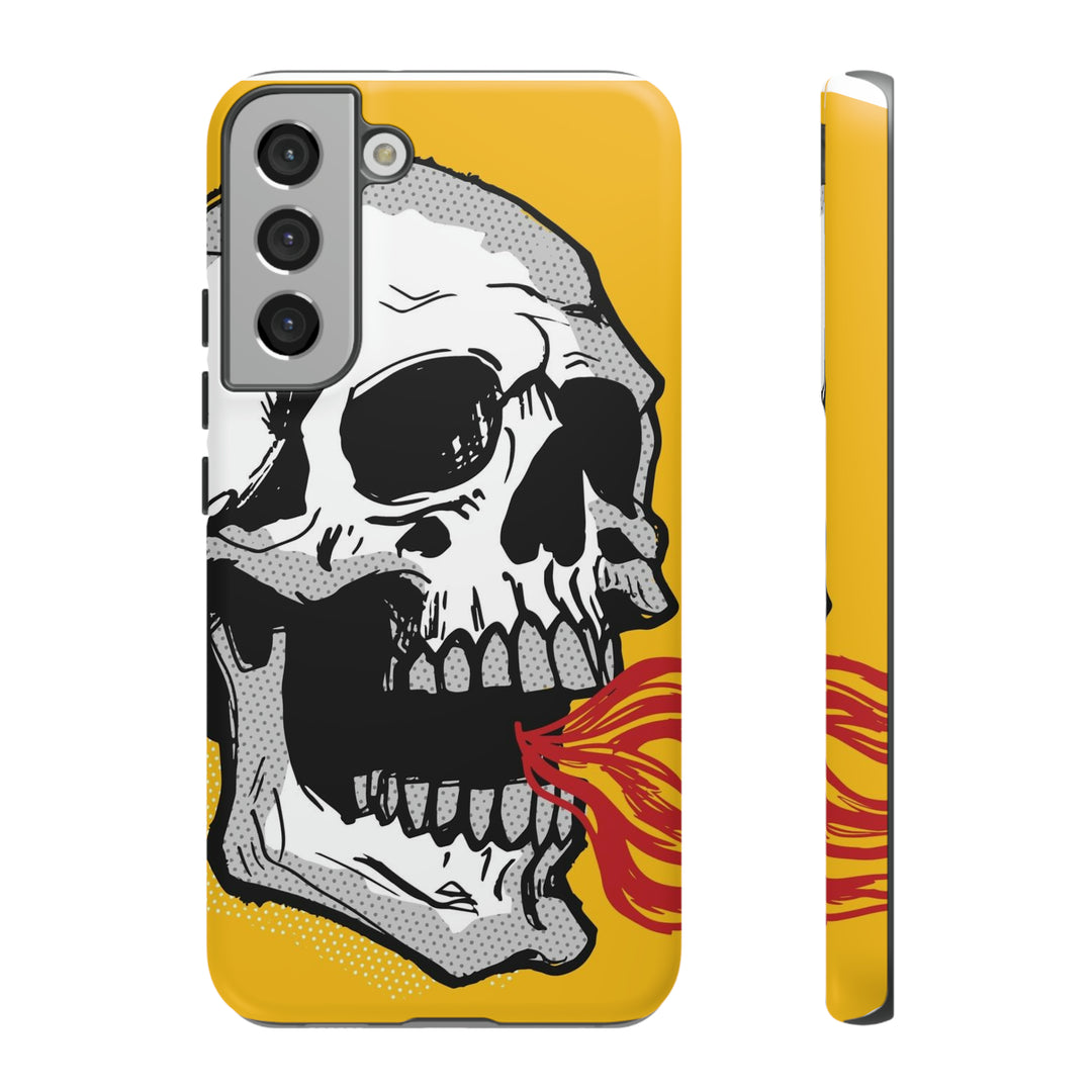 Skull Fire Tough Phone Case