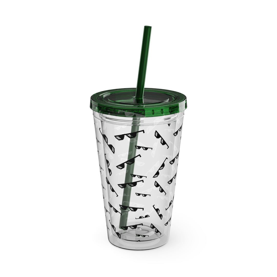 Shade Glasses Sunsplash Tumbler with Straw, 16oz