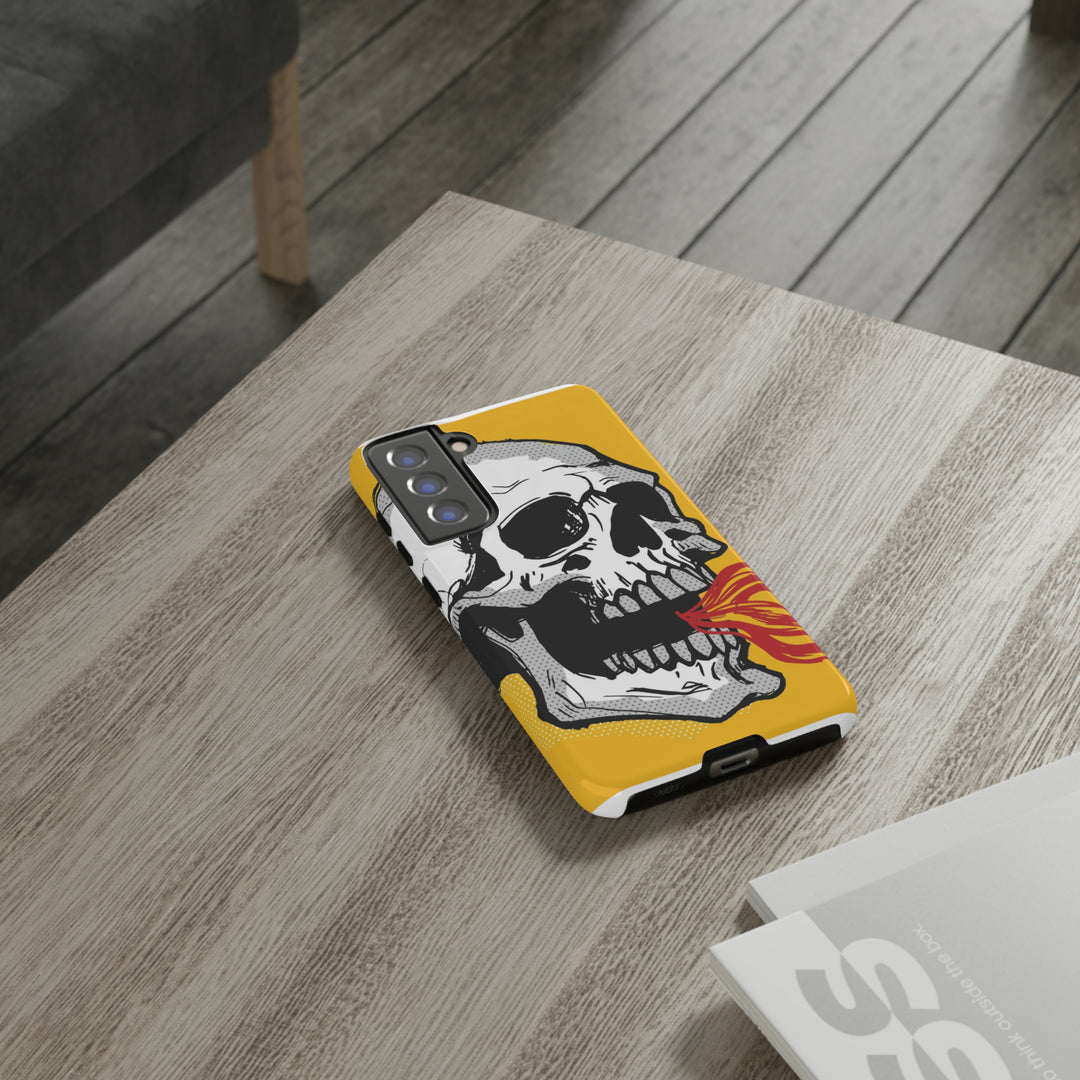 Skull Fire Tough Phone Case