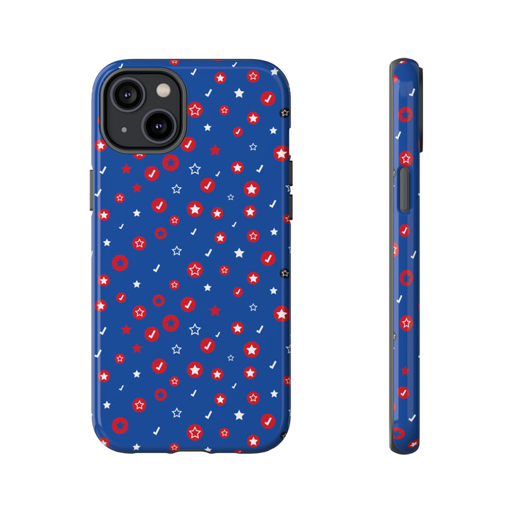 Checks and Stars Tough Phone Case