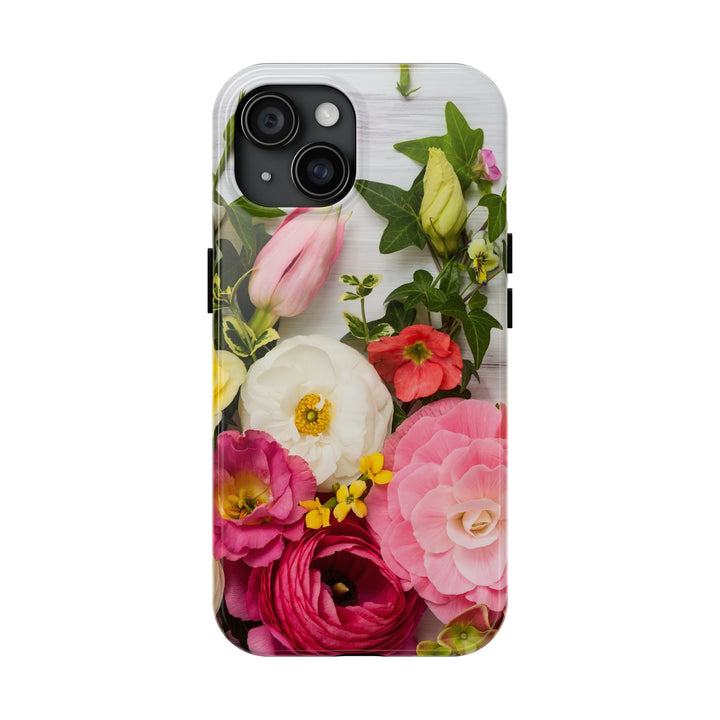 iPhone Flowers Tough Phone Case