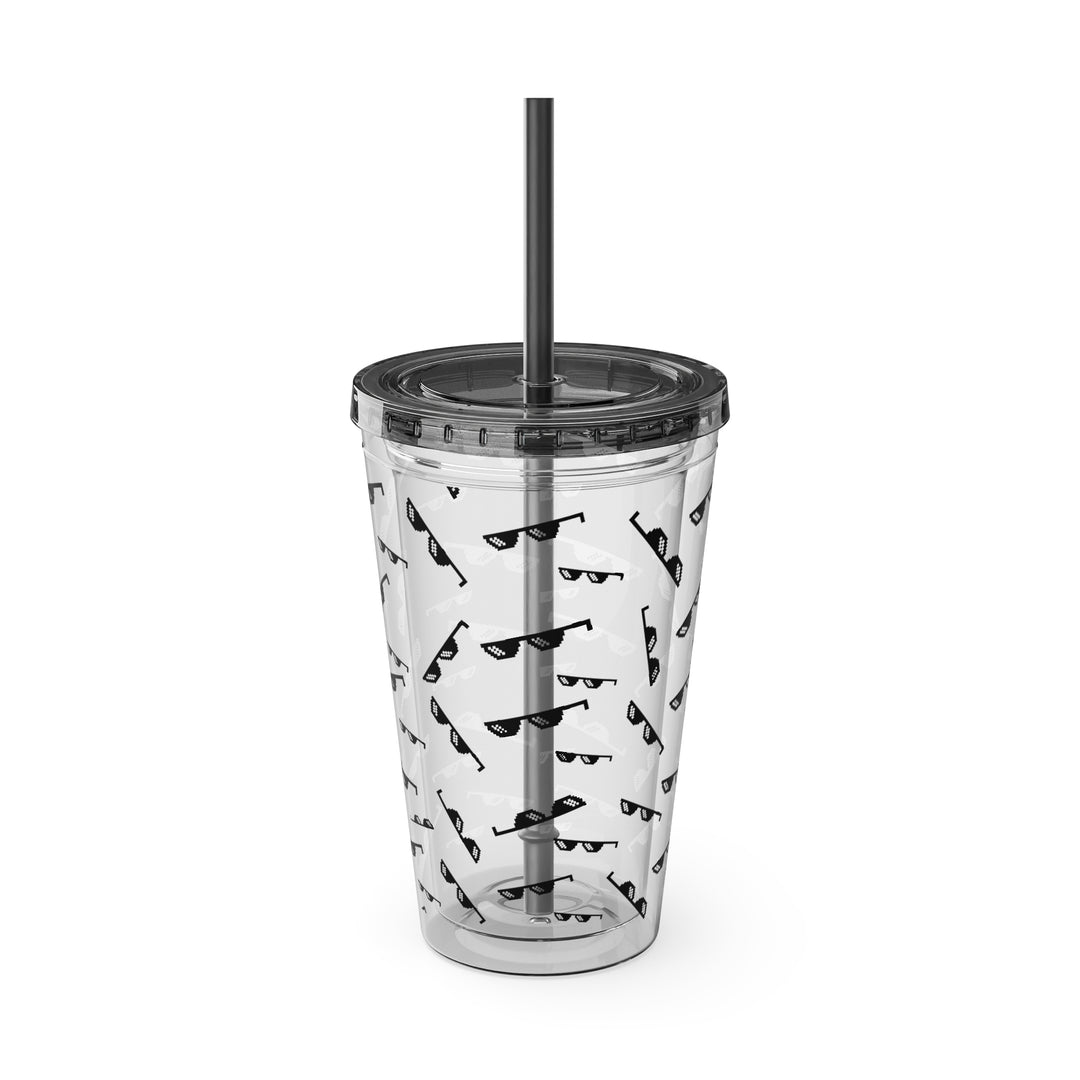 Shade Glasses Sunsplash Tumbler with Straw, 16oz