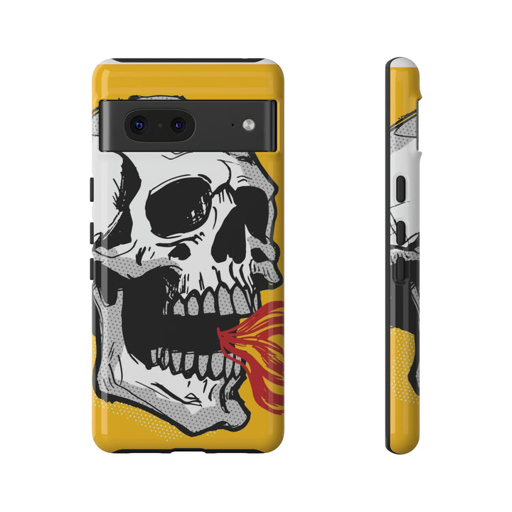 Skull Fire Tough Phone Case